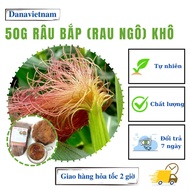 Corn silk 50g (dried corn silk) danavietnam corn ginseng squash tea purifies the body, diuretic, bea