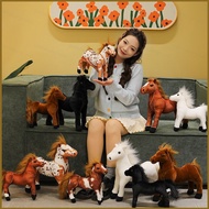 Simulation Horse Plushie Plush Companion Doll Cute Home Decoration Ornament