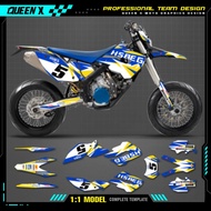 QUEEN X MOTO  For HUSABERG 2009 2010 2011 2012 FE TE  FC TC  Motorcycle Team Graphics Decal & Sticke