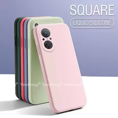 For Huawei Nova 9 SE Case Huawei Nova 9 SE Cover Liquid Silicone Plain Capa Coque Shell Protector Ca