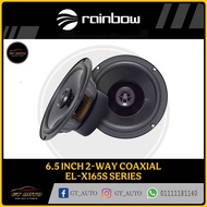 🌈RAINBOW AUDIO EL-X165S SERIES 6.5 INCH 2 WAY COAXIAL UNIVERSAL CAR SPEAKER