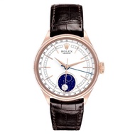 Rolex Rolex Cellini (Reference 50535). A rose gold automatic wristwatch with moonphase.