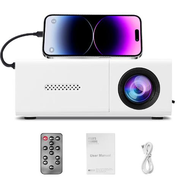 จัดส่งที่รวดเร็ว YG300 มินิโปรเจ็กเตอร์ Mini 1080 HD Home Leisure Projector HDMI USB Projector