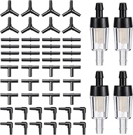 40 Piece Aquarium Airline Tubing Connectors I T L Y, 4pcs Aquarium Air Pump Check Valve Anti Sheddin