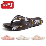 Summer Astronaut Printed Flip Flops Men Women Light Comfort Anti Slip Beach Shoes Home Soft Thick Bottom Slippers 2215