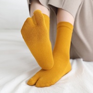 cute socks women socks Women's two-finger socks two-toe socks Japanese wooden socks spring and autum