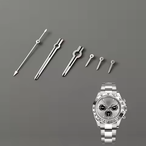 Watch Accessories Silver Gold 4130 Automatic Winding Movement Watch Hands BGW9 Super Luminous For RL