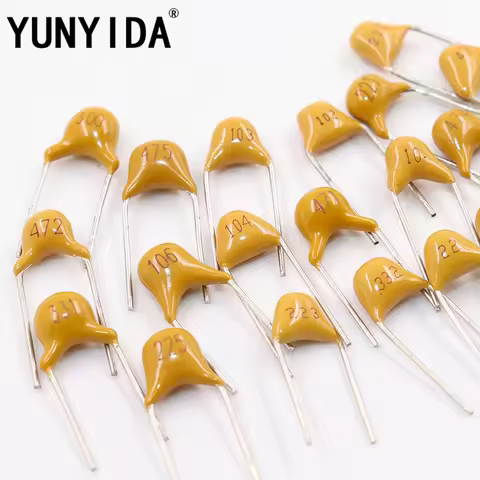 100PCS Monolithic Ceramic capacitor 50V 10PF~10UF 22PF 47NF 220NF 1NF 4.7UF 1UF 100NF 330NF 0.1UF 10