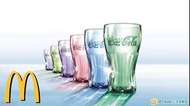 全新 McDonald Coca Cola CONTOUR GLASS 可口可樂 可樂杯