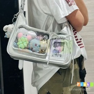 Small Card Holder Star-Chasing Bag Handmade Ita Bag Silver Ita Bag Small Capacity One-Shoulder Cross