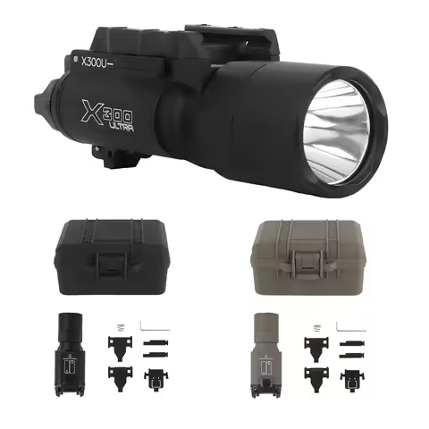 SF X300U X300U-A Weaponlight 800 Lumens Flashlight Left Right Both Side Switch hand Helmet light