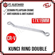 HL Premier Ring Spanner 17 X 19 MM Ring Double Offset Spanner 17x19mm
