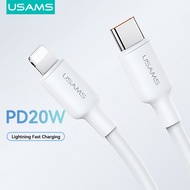 USAMS PD20W Lightning Fast Charging Cable For iPhone Cherge USB-C To Lightning For iPhone 14,iPhone 14 Plus , iPhone 14 pro, iPhone 14 Pro Max, iPhone13/12 mini/12 /12 Pro/12 Pro Max/11 /11 Pro /XS Max X 8