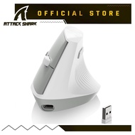 ATTACKSHARKXJAZZ I300 Vertical Ergonomic Optical Mouse,2.4G & Bluetooth Dual Wireless Mouse