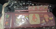 文具類：2006 日本my melody  膠筆盒文具組