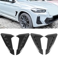 1 Pair Side Vent Trim Left Right Car Mudguard Side Air Vent Cover Sticker Decor for bmw X3 G01 X4 G0