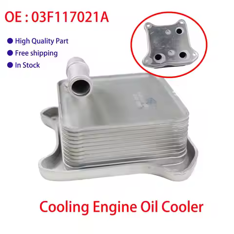 Cooling Engine Oil Cooler 03F117021A For VW Beetle Caddy Golf Jetta Polo Touran For Audi A1 A3 Cabri