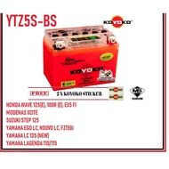 KOYOKO GEL YTZ5L YTZ5 YTZ5S BATTERY EX5 LC135 NEW BATERI SRL115 AVANTIZ WAVE125 Y15ZR YUASA WAVE DAS