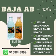 [2LITER=1 LITER +1 LITER] LARUTAN NUTRIENT BAJA AB TERBAIK
