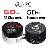 GD Hair Clay / GD Pomade 100g Strong Hold Matt Look GD Clay Minyak Rambut Lelaki GD Max Clay GD Max 