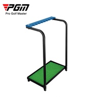 PGM Golf Pole Stand Organizer Equipment Storage 9 Holes Golf Club Rack Durable Golf Course Supplies ZJ005