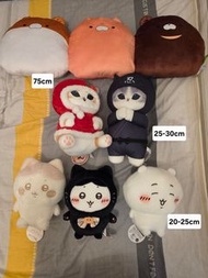 【多圖❗️】【全新❗️+有牌❗️】Chiikawa 角落生物 mofusand 可愛卡通毛絨中型公仔 排球少年 温泉系列 動物 柴犬 辣椒醬 pokemon 蛋蛋 3D拼圖 GALAGALA 大廚系列