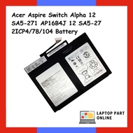 Acer Aspire Switch Alpha 12 SA5-271 AP16B4J 12 SA5-27 2ICP4/78/104 Battery