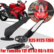 Motorcycle Rearview Mirror For WINGLET Thin For YAMAHA YZF R1 R6 R25 R3 R125 R15 FZ6R R6s PCX NINJA 250 Cbr150R CBR150 GSX