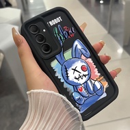 Casing hp for Samsung A35 5G A34 5G A33 5G A32 A31 Case Rabbit Pattern Trend Original Cartoon Silico