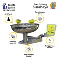 Eye Wash Emergency Shower Eye Washer/ Wall Mounted/ Stainless Steel/