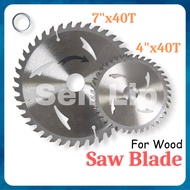 Circular Saw Blade (4"x40T, 7"x40T) / Wood Cutting Disc