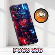Rc31/Softase rubber poco C85 - Abstract Motif - Case poco C85 - Casing poco C85 - Silicone poco C85 