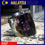 GMA VISOR COLOR RAINBOW HELMET 3-BUTTON PRODUCT QUALITY