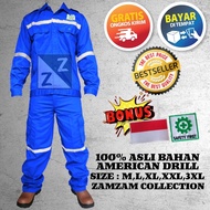 BAJU & CELANA KERJA SAFETY BAJU PROYEK LENGAN PANJANG BAJU SAFETY PRIA KERJA PROYEK BAJU SAFETYPROYE