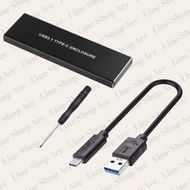 Case Enclosure Ssd M2 Nvme Casing Type C 3.1 To Nvme