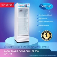 SNOW SINGLE DOOR CHILLER 350L (Pipeping System 5  year Compressor Warranty) / LG4-348