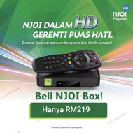 Njoi HD decoder with activated (Free with RM20 njoi topup(NO include ODU / TIDAK termasuk dengan sat