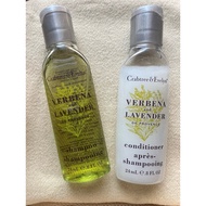 Crabtree & Evelyn Verbena and Lavender Hair Care Set - Shampoo & Conditioner Travel size 0.8 oz each