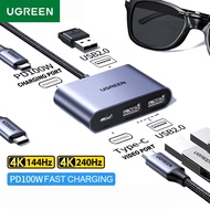 UGREEN 5 in 1 Video Dock station 10Gbps TypeC AR Glasses Converter For Huawei Laptop UsbC Projection
