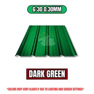 (1 FEET TO 7 FEET) G-30 0.30MM METAL ROOFING ZINC METAL DECK ZINK KILANG ZINK WARNA ZINK ATAP