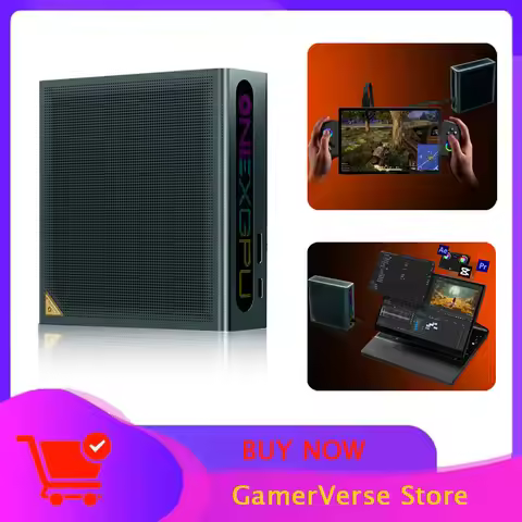 One XPlayer ONEXGPU lite egpu Docking Station Thunderbolt 5 Equipped with AMD RX7600M XT 8GB 120W OC
