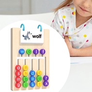 Sight Words Spelling Words Games Letter Puzzles with Flash Cards for 3-8 Years Old Boys and Girls Bi