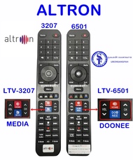 รีโมททีวี ALTRON LTV-6501 กับ LTV-3207 ปุ่มไม่เหมือนกันนะคะ ใช้ด้วยกันไม่ได้ค่ะ