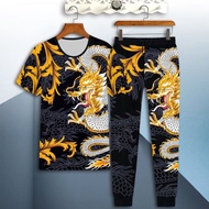 Naimo Suit Mens Suit Summer Trend Short-sleeved Suit Men Chinese Style Mens Clothes Men