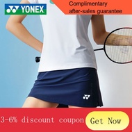 XD.Store Yonex Official Website Badminton Clothing Short Sleeve Exercise Skort Women's Tennis SkirtTT-shirt Golf Running