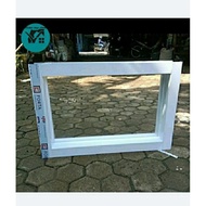 Jendela Boven Kamar Mandi Kaca Zig-Zag Uk T40Xl60 Gratis Packing Kayu Ready Temurah Terlaris