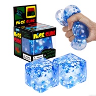 Schylling NeeDoh Nice Ice Baby Cuba Squish Squeeze Frosted Maltose Pinch Toy for Kids Relaxation Toy