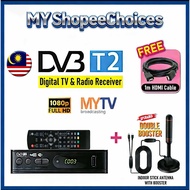 Dekoder MYTV Decoder DVB T2 Myfreeview HDTV Digital TV Receiver DVBT2 Tuner Malaysia My Freeview Ant