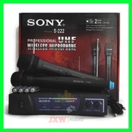 MIC SONY S 222 UHF / MICROPHONE WIRELESS SONY S-222 UHF / MIC SONY S222 HANDHELD UHF