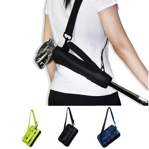 Golf Stand Bag Lightweight Mini Portable Carrier Case With Adjustable Strap For Men Driving Range Tr